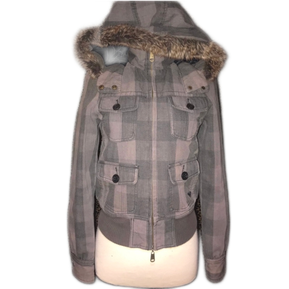 90'S ROXY HOODED WINTER COAT
